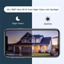Kép 4/7 - Arenti IP wifi csempekamera - POWER1 (4MP, 3,2mm, kültéri, IR10m, 9600mAh, microSD, mikrofon, hangszóró)