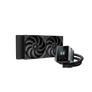 Kép 1/6 - DeepCool CPU Water Cooler - MYSTIQUE 240 (max 21dB; max. 123,09 m3/h; 2x12cm, LED kijelző, fekete)