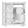 Kép 6/10 - DeepCool Számítógépház - CH780 WH (fehér, ablakos, 3x140mm A-RGB ventilllátor, E-ATX, 4xUSB3.0)