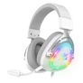 Kép 1/9 - Spirit of Gamer Fejhallgató - ELITE H40 White (MultiPlatform, RGB, 3.5mm Jack, mikrofon, hangerőszabályzó, nagy-párnás)