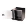 Kép 3/5 - Equip Fali Rackszekrény - EWM-06-3030-B (10", 6U, 300x300mm, lapra szerelt, fekete)
