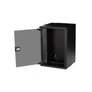 Kép 3/4 - Equip Fali Rackszekrény - EWM-09-3030-B (10", 9U, 300x300mm, lapra szerelt, fekete)