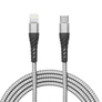 Kép 1/3 - Delight kábel - iPhone Lightning - Type-C 2A, 2m, szürke