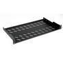 Kép 2/8 - Equip Rackszekrény kiegészítő - EZFS-19-1-40-B (Fix polc, 19", 1U, Mélység: 250mm, fekete)