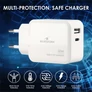 Kép 6/8 - Bluestork Hálózati töltő - PW-NB-30-C-A/2 (USB-C, USB-A, 30W, fehér)