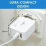 Kép 7/8 - Bluestork Hálózati töltő - PW-NB-30-C-A/2 (USB-C, USB-A, 30W, fehér)
