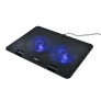 Kép 2/5 - Bluestork Notebook Hűtőpad 17"-ig - NB-COOLER-ONE (LED, 2xUSB-A)