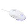 Kép 1/7 - The G-Lab Gamer Egér - KULT HELIUM W (3200 DPI, 6 gomb, makro, 1,8m kábel, RGB LED, fehér)