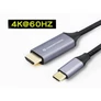 Kép 5/10 - Conceptronic Kábel - ABBY10G (USB-C to HDMI, 4K/60Hz, harisnyázott, fekete, 2m)