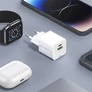 Kép 8/10 - Conceptronic telefon töltő adapter+kábel - ALTHEA16W (USB-C+USB-A, 33W, 3in1 töltő kábel, fehér)