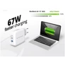 Kép 6/9 - Conceptronic telefon töltő adapter+kábel - ALTHEA17W (2xUSB-C+USB-A, 67W, USB-C töltő kábel, fehér)