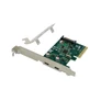 Kép 1/7 - Conceptronic Bővítőkártya - EMRICK07G (PCIe x4 to 2x USB-C 3.2 Gen2, Táp: 15pin SATA)