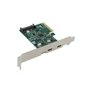Kép 3/7 - Conceptronic Bővítőkártya - EMRICK07G (PCIe x4 to 2x USB-C 3.2 Gen2, Táp: 15pin SATA)