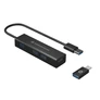 Kép 1/4 - Conceptronic USB Hub - HUBBIES06B (4 Port, USB3.0, fekete)