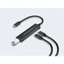 Kép 7/9 - Conceptronic USB Hub - HUBBIES12B (4 Port, USB-C to 2x USB-C+2x USB-A, fekete)