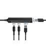 Kép 9/9 - Conceptronic USB Hub - HUBBIES12B (4 Port, USB-C to 2x USB-C+2x USB-A, fekete)