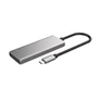 Kép 4/7 - Conceptronic USB Hub - HUBBIES15G (4 Port, USB-C to 2x USB-C+2x USB-A, szürke)