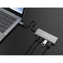 Kép 5/7 - Conceptronic USB Hub - HUBBIES15G (4 Port, USB-C to 2x USB-C+2x USB-A, szürke)