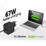 Kép 6/9 - Conceptronic Univerzális Töltő adapter - OZUL04BE (USB-C, 67W, 3,3-21V, fekete, 1,8m)