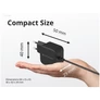 Kép 7/9 - Conceptronic Univerzális Töltő adapter - OZUL04BE (USB-C, 67W, 3,3-21V, fekete, 1,8m)