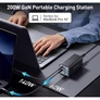 Kép 10/10 - Conceptronic telefon töltő adapter - OZUL06BE (4x USB-C+2x USB-A, 200W, fekete)