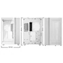 Kép 2/8 - Be Quiet! Számítógépház - LIGHT BASE 900 DX White (ATX, edzett üveg oldallap, fehér)