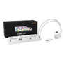 Kép 6/7 - Be Quiet! CPU Water Cooler - LIGHT LOOP 360mm White (3x120mm, csatlakozó: 3pin, cső hossza: 400mm, fehér)