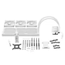 Kép 7/7 - Be Quiet! CPU Water Cooler - LIGHT LOOP 360mm White (3x120mm, csatlakozó: 3pin, cső hossza: 400mm, fehér)
