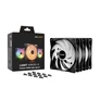 Kép 5/5 - Be Quiet! Cooler 12cm - LIGHT WINGS LX 120mm PWM high-speed Triple-Pack (RGB, 2100rpm, 30,9dB, fekete)
