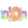 Kép 1/5 - Be Quiet! Cooler 14cm - LIGHT WINGS LX 140mm PWM high-speed White Triple-Pack (RGB, 1800rpm, 30,5dB, fehér)