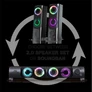 Kép 3/10 - Advance Hangszóró - SOUNDPHONICS RGB 6W RMS (2.0, 3,5mm Jack, RGB, fekete)
