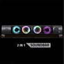 Kép 5/10 - Advance Hangszóró - SOUNDPHONICS RGB 6W RMS (2.0, 3,5mm Jack, RGB, fekete)