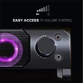Kép 8/10 - Advance Hangszóró - SOUNDPHONICS RGB 6W RMS (2.0, 3,5mm Jack, RGB, fekete)