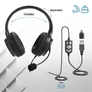 Kép 8/9 - Advance Fejhallgató - SMARTPHONICS 550 (USB, 1,9m kábel, fekete)