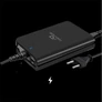 Kép 3/6 - Advance Notebook töltő - Universal Charger for ASUS Laptops (90W, 4 csatlakozó, automata feszültség érzékelés, fekete)