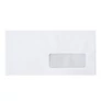 Kép 1/2 - Boríték LC6/5 enyvezett bélésnyomott jobb ablakos 35x90mm 114x229mm J28A20 Bluering® fehér