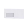 Kép 2/2 - Boríték LC6/5 enyvezett bélésnyomott bal ablakos 45x90mm 114x229mm B20A15 Bluering® fehér