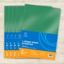 Kép 3/4 - Genotherm `L` A4, 80 micron zöld 25 db/csomag, Bluering®,