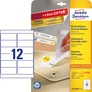 Kép 2/4 - Etikett címke, 99,1 x42,3mm, univerzális visszaszedhető, 12 címke/ív, 25 ív/doboz, Avery fehér