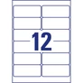 Kép 3/4 - Etikett címke, 99,1 x42,3mm, univerzális visszaszedhető, 12 címke/ív, 25 ív/doboz, Avery fehér