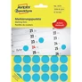 Kép 1/4 - Etikett címke, o18mm, jelölésre, 24 címke/ív, 44 ív/doboz, Avery kék