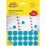 Kép 2/4 - Etikett címke, o18mm, jelölésre, 24 címke/ív, 44 ív/doboz, Avery kék