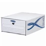 Kép 1/2 - Fiókos irattároló, fiók, karton, 135 x 279 x 362 mm, Fellowes® Bankers Box Basic, 5 db/csomag, kék-fehér