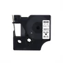 Kép 2/2 - Feliratozógép szalag kompatibilis Dymo S0720530/45013 12mmx7m ECO fekete/fehér