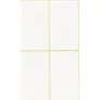Kép 2/2 - Etikett címke, 40x70mm, 15 lap, 4 címke/lap