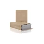 Kép 3/5 - Csomagküldő webshop tasak 162x229x40mm, erős kraft papírból 250 db/doboz, E-green barna
