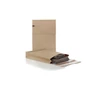 Kép 4/5 - Csomagküldő webshop tasak 162x229x40mm, erős kraft papírból 250 db/doboz, E-green barna