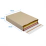 Kép 1/5 - Csomagküldő webshop tasak 350x450x120mm, erős kraft papírból 200 db/doboz, E-green barna