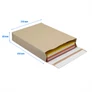Kép 1/5 - Csomagküldő webshop tasak 350x450x80mm, erős kraft papírból 200 db/doboz, E-green barna