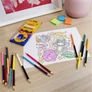Kép 3/4 - Színes ceruza készlet, kétvégű duocolor 12/24 szín Bluering® 24 klf. szín, Bálnás